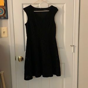 Black Floral Lace Dress